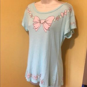 Wildfox distressed bow tee VINTAGE TOP